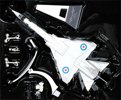 Corgi TSR2 parts