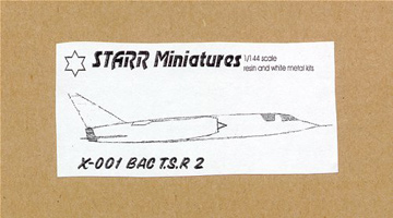 Starr Miniatures TSR2 box