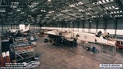 The Weighbridge Hangar at Boscombe Down, with XR219 (background) and XR220 being assembled (foreground).