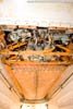 XR220 - Bomb bay from forward, looking aft. The orange blankets were thermal blankets to keep the test equipment in the bay cool at high speeds - not fuel bladders.