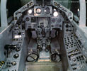 Mockup of the Type 594 (production TSR2) pilot's cockpit.