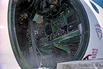 XD875's entry hatch opened; here we're looking up and back into the rear crew compartment.