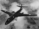 The sole Valiant B.2, WJ954 in a marvellous shot that clearly shows the extended nose and undercarriage-holding fairings added to the wings.