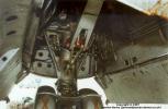 K.2 XH672's nose gear bay, viewed from the aft end of the bay. I like the 'no step' markings on the mud guards - as if it's easy to get in there with the afore-mentioned lack of ground clearance!