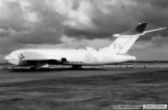 The large air-ducts on the rear fuselage identify XH675 as being a Victor B.2. It bore no unit identification when this photograph was taken at RAF Khormaksar, Aden, in 1963.