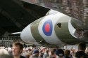 XH558 and her fans at the rollout