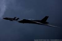Vulcan B.2 XH558 at Yeovilton Air Day (with Sea Vixen escort), 9th July 2011; Damien Burke