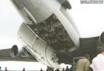 Now here's a photo that would have put me in jail when the Vulcan was in service! XM655's ECM bay showing off all the spooky electronic warfare gear. Tail bumper very visible here, and the heat exchanger for all these electronics is the boxy thing at the top of the picture.